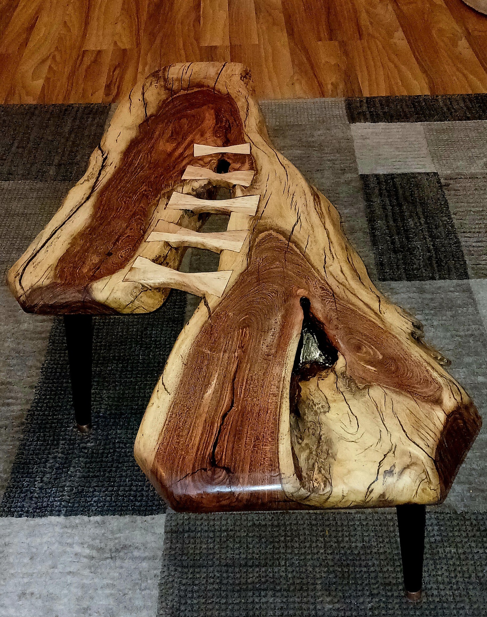 Camel thorn live edge coffee table